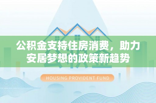 陇川公积金支持住房消费，助力安居梦想的政策新趋势