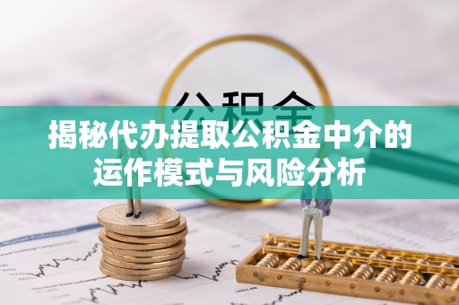 陇川揭秘代办提取公积金中介的运作模式与风险分析