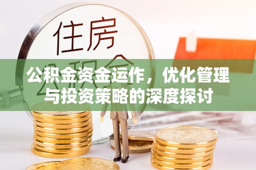 陇川公积金资金运作，优化管理与投资策略的深度探讨