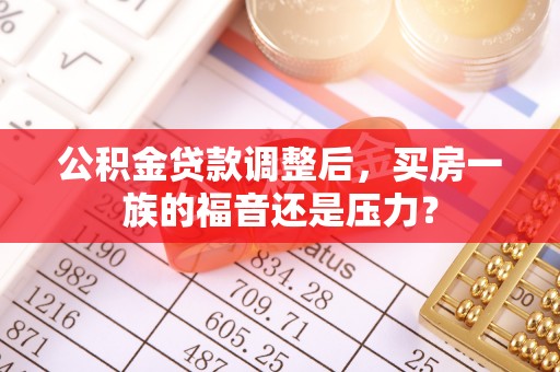 陇川公积金贷款调整后，买房一族的福音还是压力？