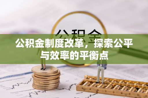 陇川公积金制度改革，探索公平与效率的平衡点