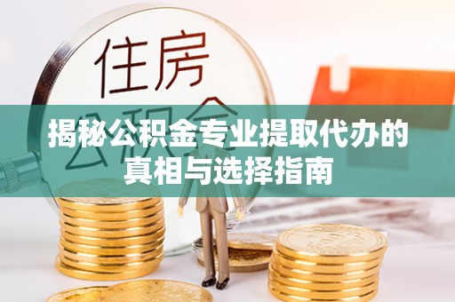 陇川揭秘公积金专业提取代办的真相与选择指南