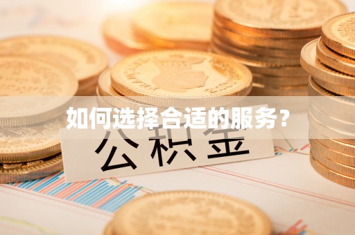 陇川如何选择合适的服务？