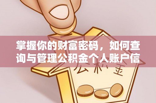 陇川掌握你的财富密码，如何查询与管理公积金个人账户信息