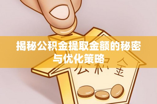 陇川揭秘公积金提取金额的秘密与优化策略