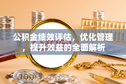 陇川公积金绩效评估，优化管理，提升效益的全面解析