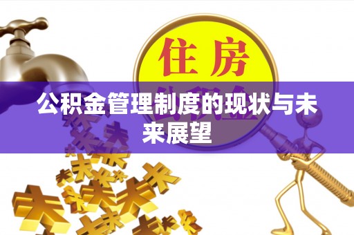 陇川公积金管理制度的现状与未来展望